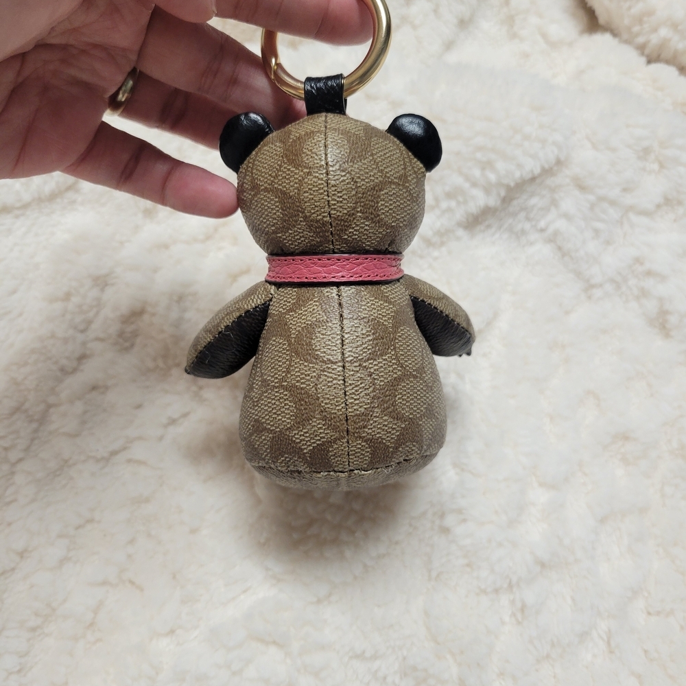 Coach Collectible Bag Charm In Signature Canvas - Picture 5 of 8